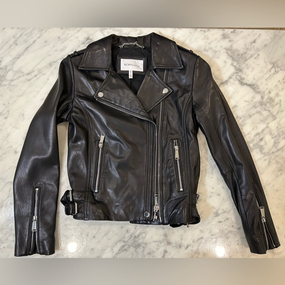 Leather Moto jacket BCBGeneration